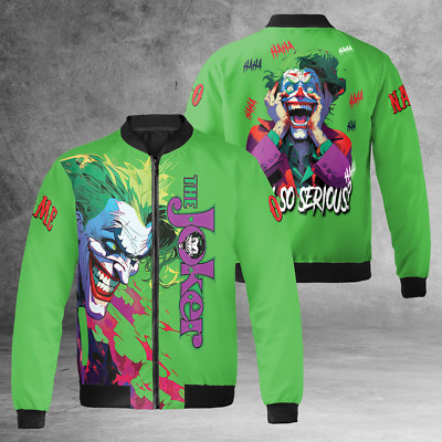 Personalized Joker Clown Hahaha Why So Serious The Dark Night Jacket
