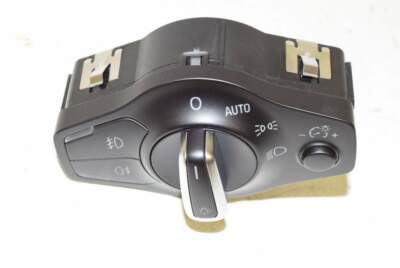 Audi Q5 8R 13- Schalter Lichtschalter NSW NSL schwarz alu + Auto Funktion ORIGIN