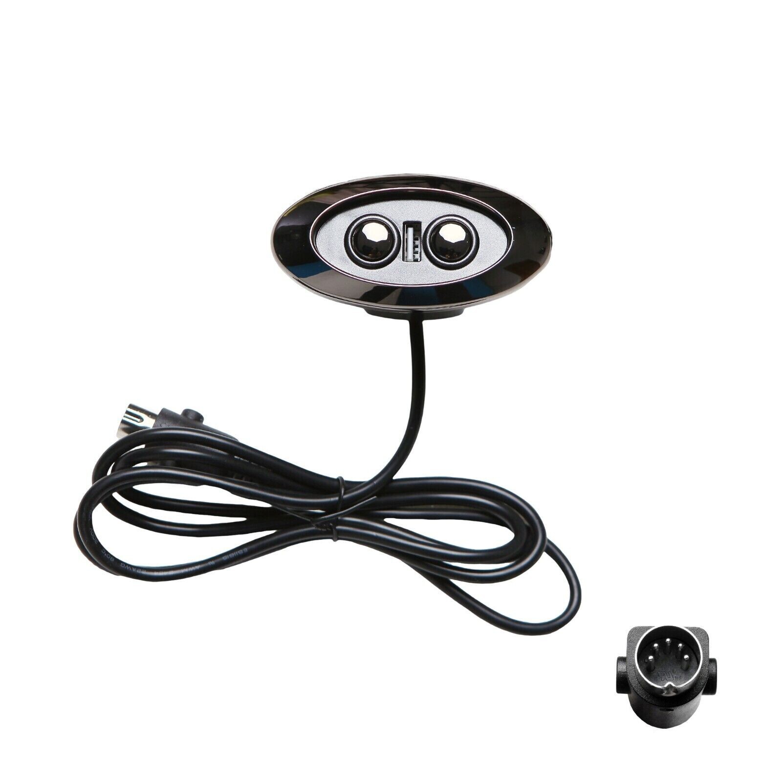 Electric Recliner lift Chair Couch Oval 2 Button 5 Pin Switch Control with USB