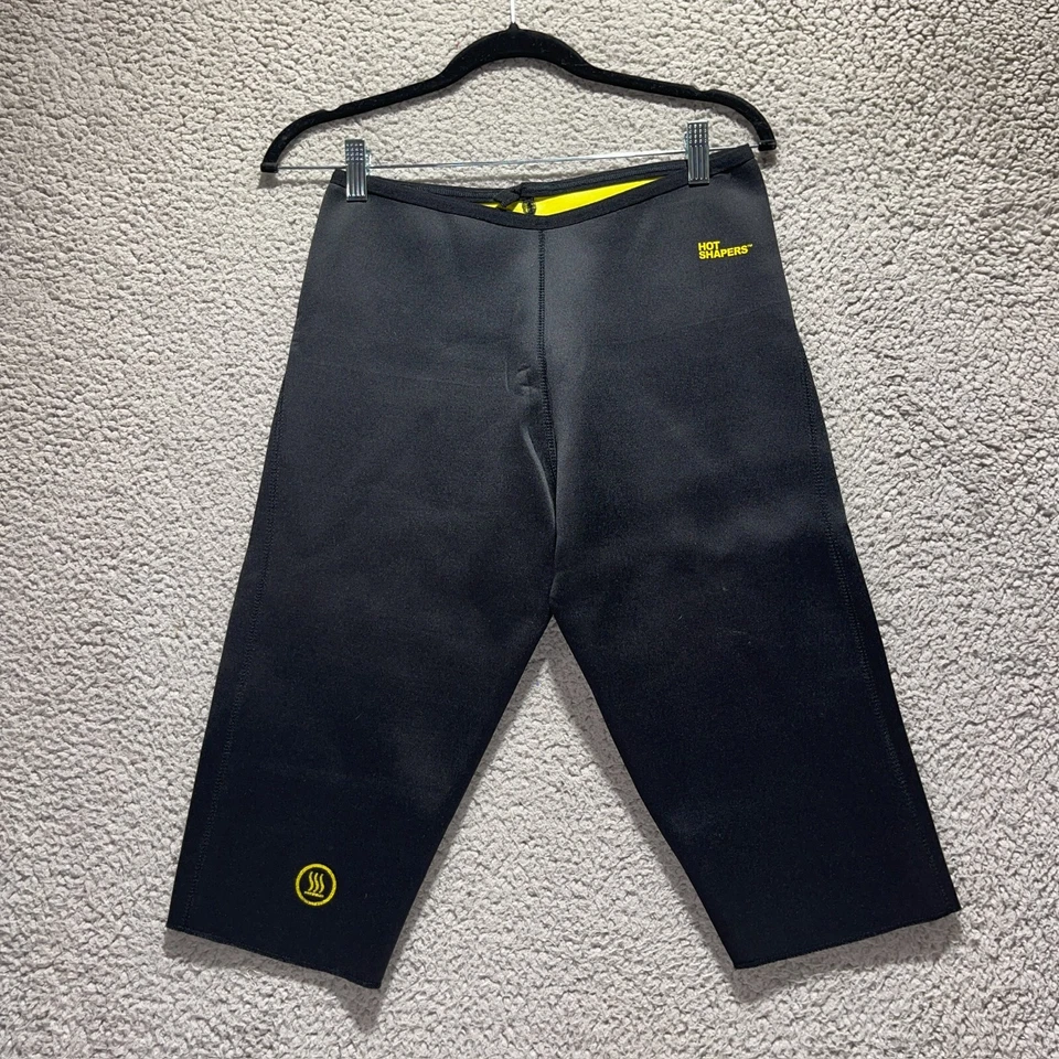 Hot Shapers Neotex Pants Size S Black Capri Sweat Slimming Workout Leggings - Image 2 of 4