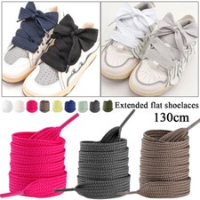 Fat Shoelaces Thick Flat Wide Strings Shoelaces Sneaker Solid for All Shoe Types