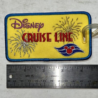 Vintage Disney Cruise Lines Embroidered Luggage Tag