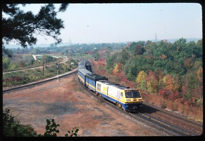 Original Railroad Slide - VIA Rail Canada 6909+ Bayview Jct ON 9-30-1989