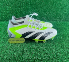 Men's Adidas Predator Accuracy.1 Low FG White Soccer Cleats GZ0032 Size 6