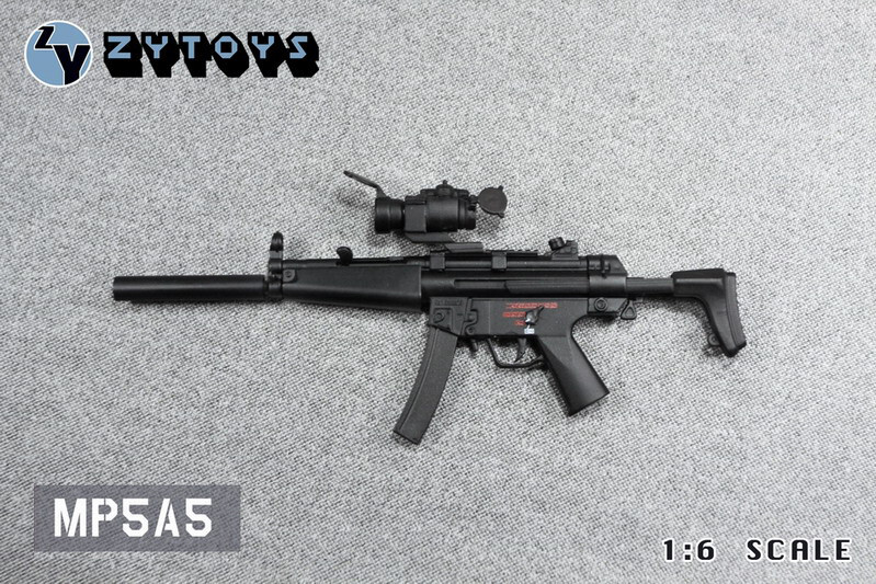 ZYTOYS ZY8042B 1/6 MP5A5 WWII Gun Rifle Weapon Model Fit 12