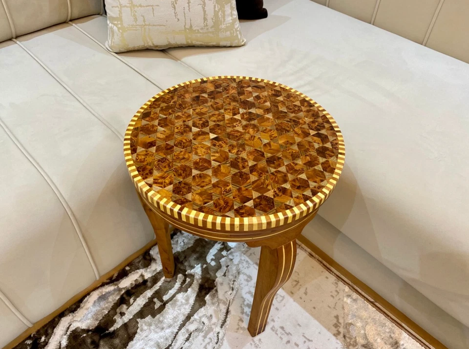 Coffee Table Wooden Living Room Furniture Decor - Image 3 of 4