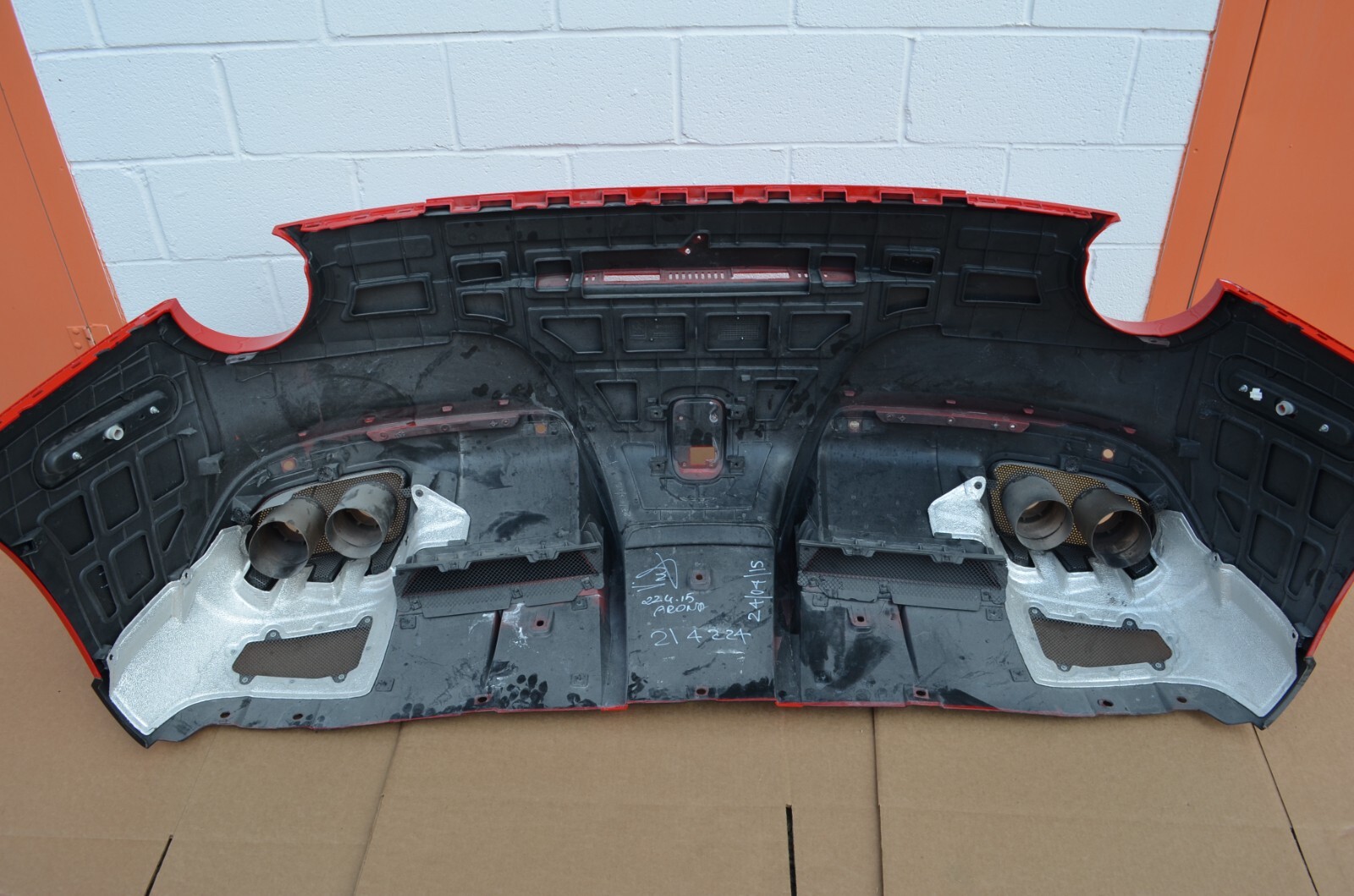 NEW TAKE-OFF RED Ferrari F12 Berlinetta Rear Bumper Cover Fascia 84358900