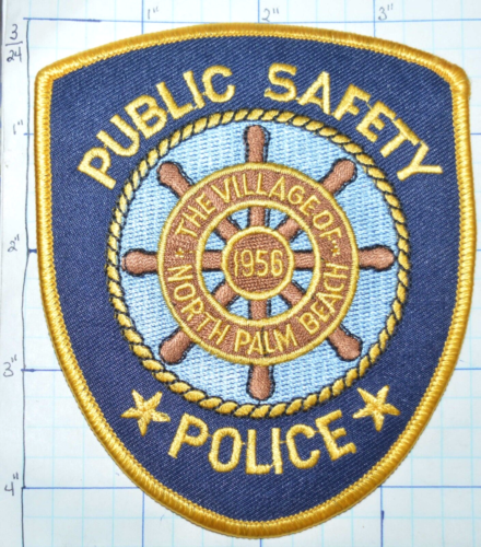 FLORIDA, VILLAGE OF NORTH PALM BEACH POLICE DEPT PUBLIC SAFETY PATCH - Zdjęcie 1 z 1