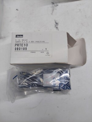 PARKER TELEMECANIQUE PRT-E10 PNEUMATIC TIME DELAY RELAY 0.1-3S PRT-... 