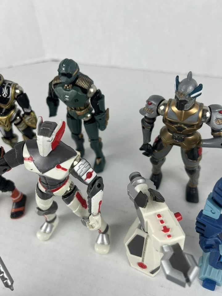 MEGA BLOKS 2005-07 MAG WARRIORS MAGNETIC ACTION FIGURE LOOSE LOT Of 9 Incomplete - Image 4 of 4