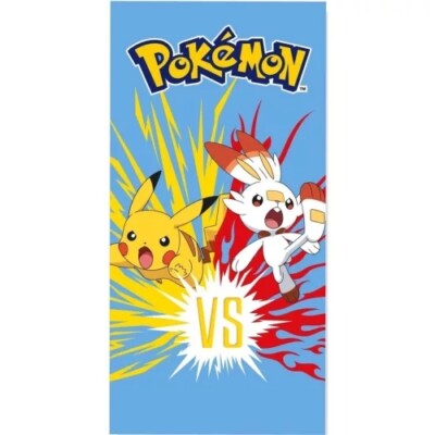 Pokemon Badetuch Velourtuch Duschtuch Strandtuch Pikachu 70 x 140 cm