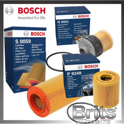 SERVICE KIT FOR PEUGEOT BOXER 2.2 MK3 X250 (2006-2015) BOSCH FUEL OIL AIR FILTER
