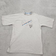 Vintage Rocawear Shirt Mens 2X Gray Spell Out Logo Hip Hop Skater Y2K Read 