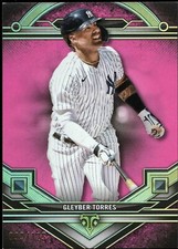 2024 Topps Triple Threads GLEYBER TORRES #56 N.Y. Yankees TOURMALINE Pink 93/125