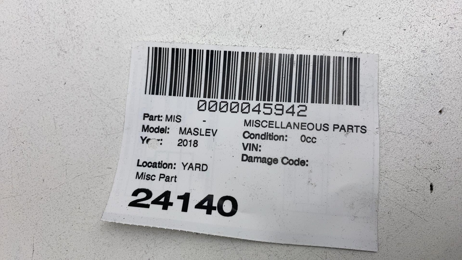 ⭕ 2017-2020 Maserati Levante SET Bumper Assist PDC Park Distance Sensor 53104272