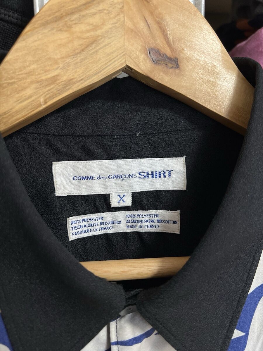 Rare Vintage Men's Comme Des Garçons Shirt CDG Hawaii Button Rare Vintage Men's Comme Des Garçons Shirt CDG Hawaii Button