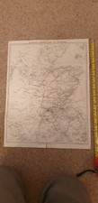 Murrays Railway Map Scotland. Early but no age indicated.Smaller Maps andAdverts