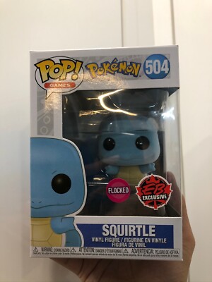 **IN HAND** EB Game EXCLUSIVE Funko Pop! Pokémon Flocked SQUIRTLE #504 |  eBay