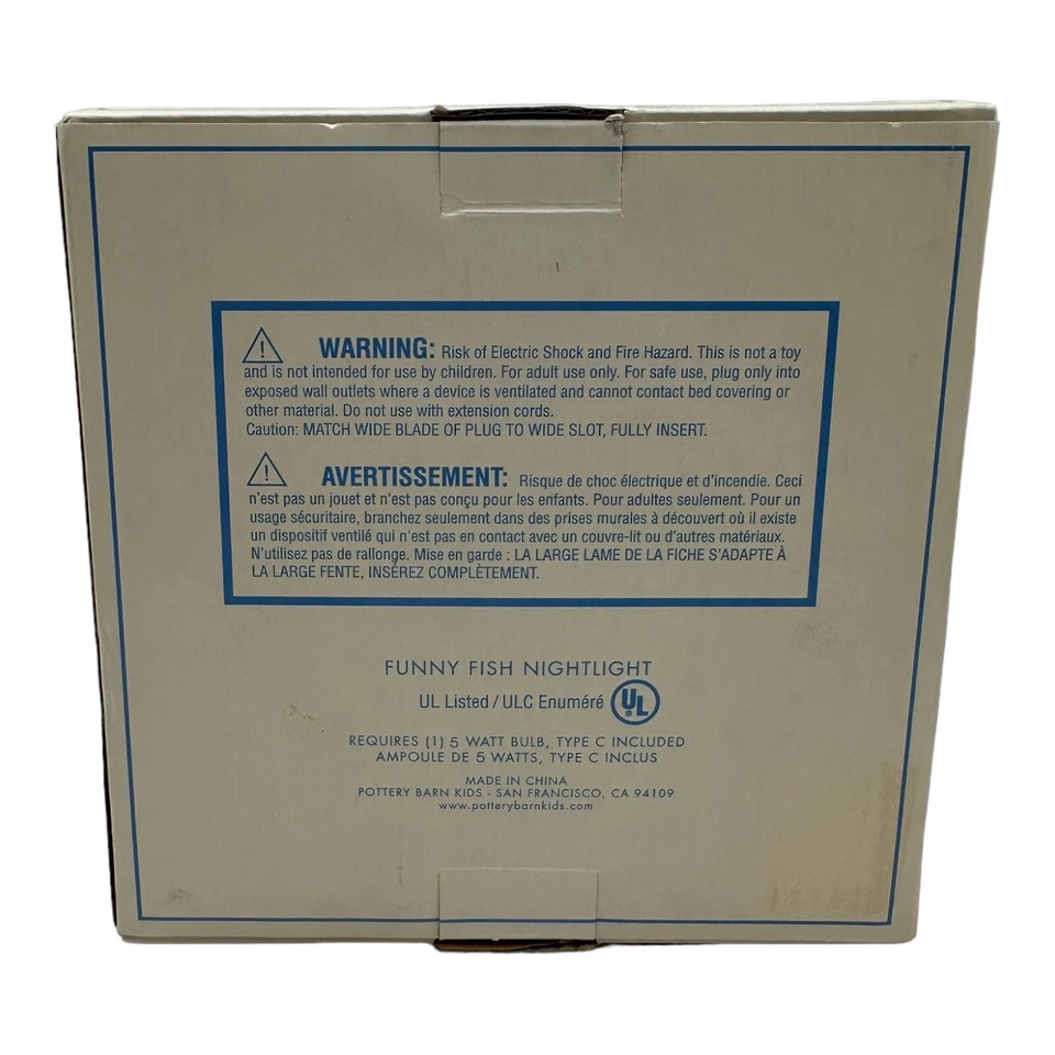 Interruptor de encendido/apagado colorido tropical divertido luz nocturna Pottery Barn Kids nuevo en caja Foto 2 de 2