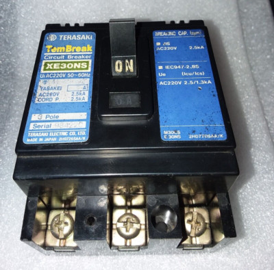 Terasaki XE30NS TemBreak Circuit Breaker, 30 Amp (Used)