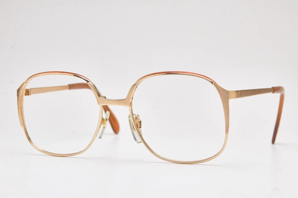 Marco piloto gafas METZLER 7200 chapado en oro años 80 vintage Foto 4 de 4