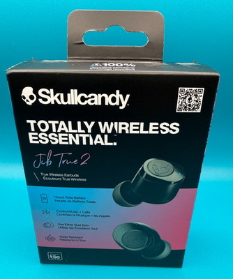 Skullcandy Jib True 2 True Totally Wireless Earbuds Bluetooth In Ear True Black