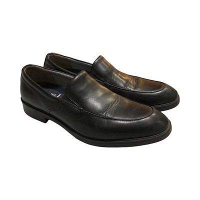 Johnston And Murphy Men's Black Leather Slip On Dress Shoes XC4 Size 11.5