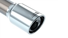 Borla 20236 Exhaust Tip 2.25in Inlet 3.19in Round Rolled Angle Cut 5in Long