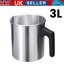 3L Home DIY Pouring Pitcher Jug Wax Cup Soap Chocolate Making Candle Melting Pot