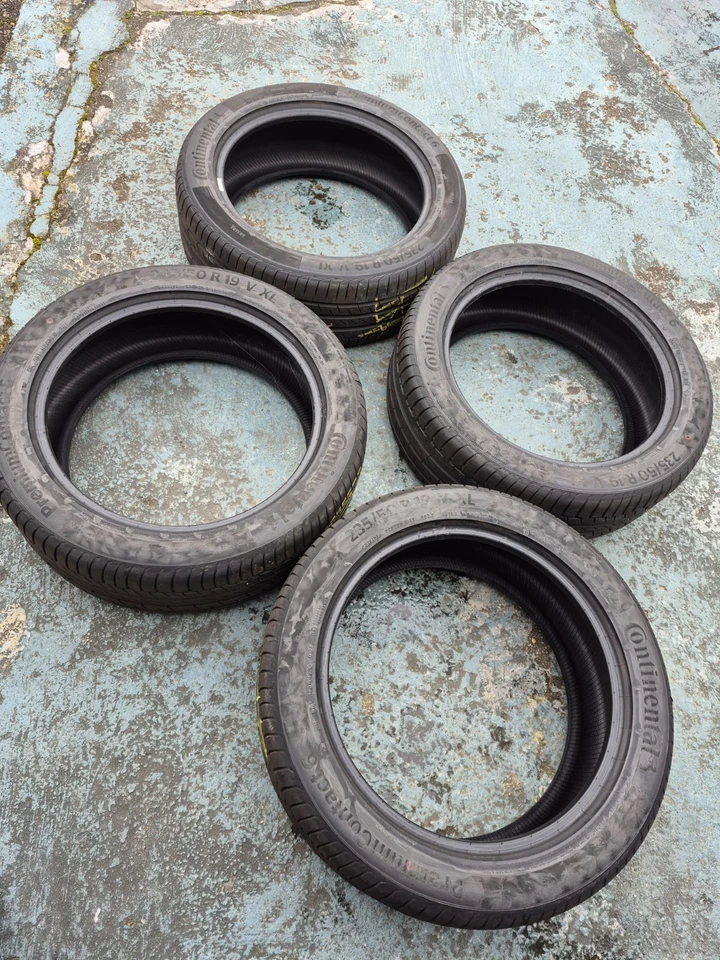 4x Neuwertige Sommerreifen 235 50 R19 103V Continental Reifen DOT 0324 7mm Profi - Bild 2 von 4