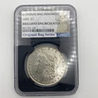 1885 P NGC Morgan Dollar Silver US Mint Uncirculated BU Coin Bag Fragment