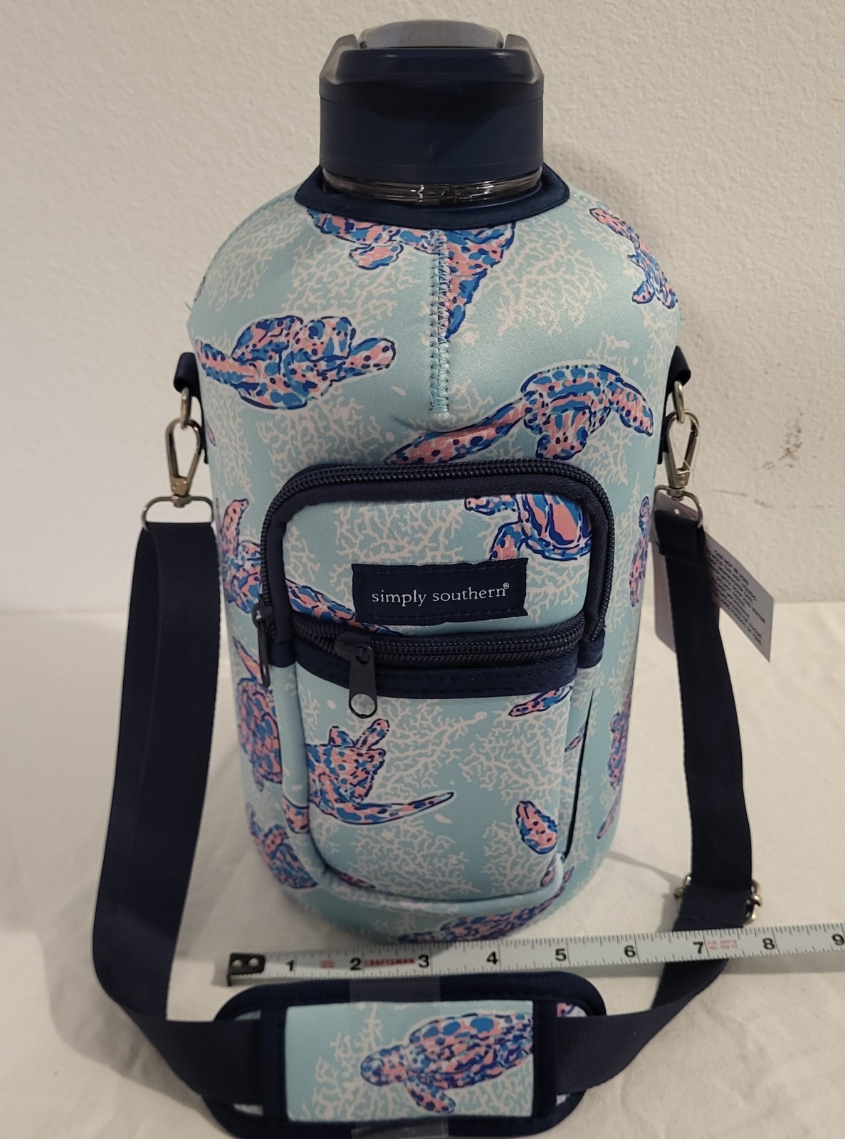 Simply Southern 2-Liter (73 oz) water jug with a "Sea Turtle
