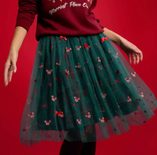 Disney Minnie Mouse Peppermint Swirl Skirt by Her Universe (M,L & XL)