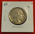 1937 US Buffalo Nickel Five Cents Ungraded Uncertified Circulated No Mint Mark