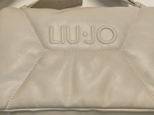 Borsa LIU JO color panna con fascia tracolla - fodera interna animalier