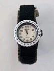 VTG Timex Acqua Indiglo Compass Bezel White Dial Black Numbers w/ Flexible Strap