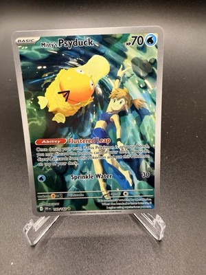Pokémon TCG: S&V- Destined Rivals Misty s Psyduck 193/182 Illustration Rare NM