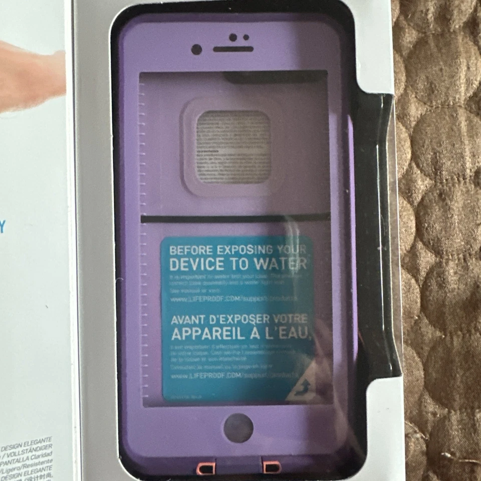 Funda protectora impermeable LifeProof NUUD para Apple iPhone 7 - Ciruela arrecife púrpura Foto 3 de 4