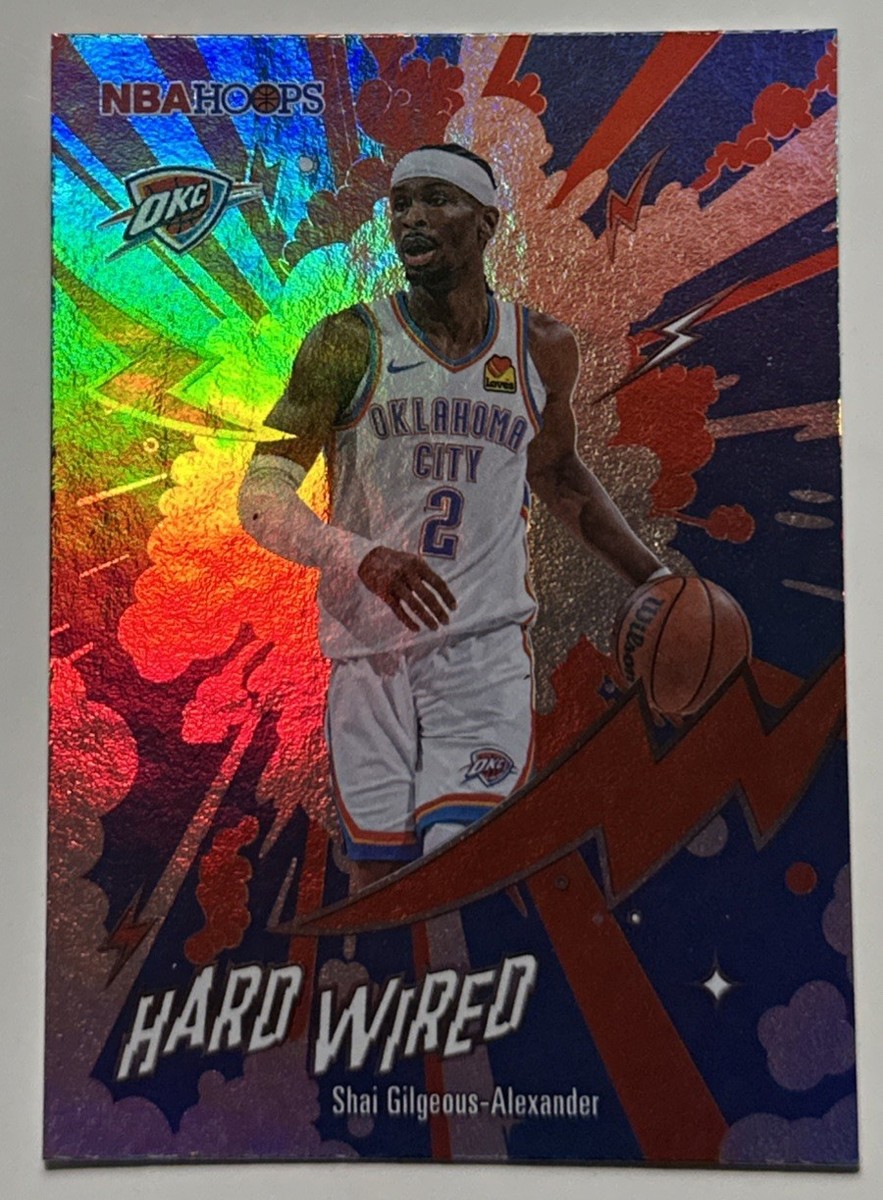 Shai Gilgeous-Alexander 2025-26 Topps NBA Hoops Hard Wired Card