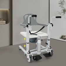Patient Lift Nursing Chair Patient Hydraulic Transfer Wheelchair 136kg/299.83lbs