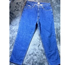 Vintage Calvin Klein Jeans Mens 34 Blue Straight Leg Medium Wash Denim Pants A21