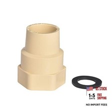 3/4" 10pcs CPVC Female Coupling Thread to Slip Socket Pipe Fittings 3/4 inch