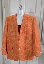 Lilly Pulitzer True Vintage Division Palm Beach Sport Coat Blazer Floral M To L 