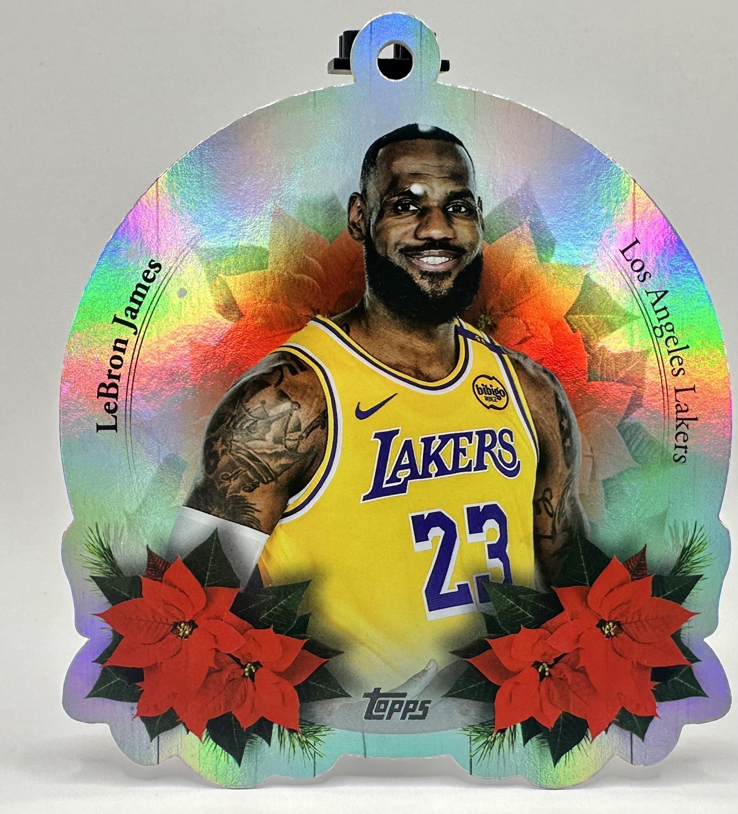 2025-26 Topps Holiday LeBron James Die-Cut Ornament #DCO-LJ Lakers
