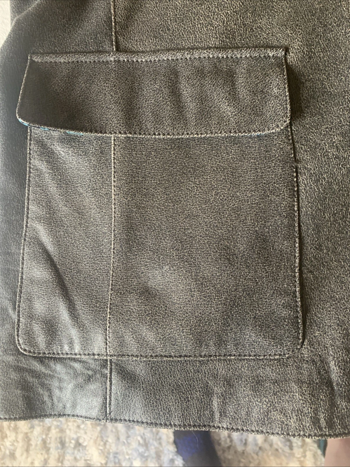 Robert Graham Brown Leather Blazer Sport Coat Jacket Size 46/56 EXCELLENT EUC - product detail image 12