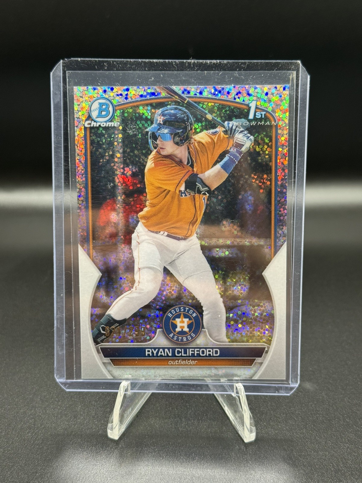 2023 Bowman Chrome Speckle Refractor #BCP-10 Ryan Clifford #/299