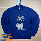 RLX Ralph Lauren Golf Polo Bear Blue Knit Sweater Crewneck Men's Size Large Auc  — photo 4