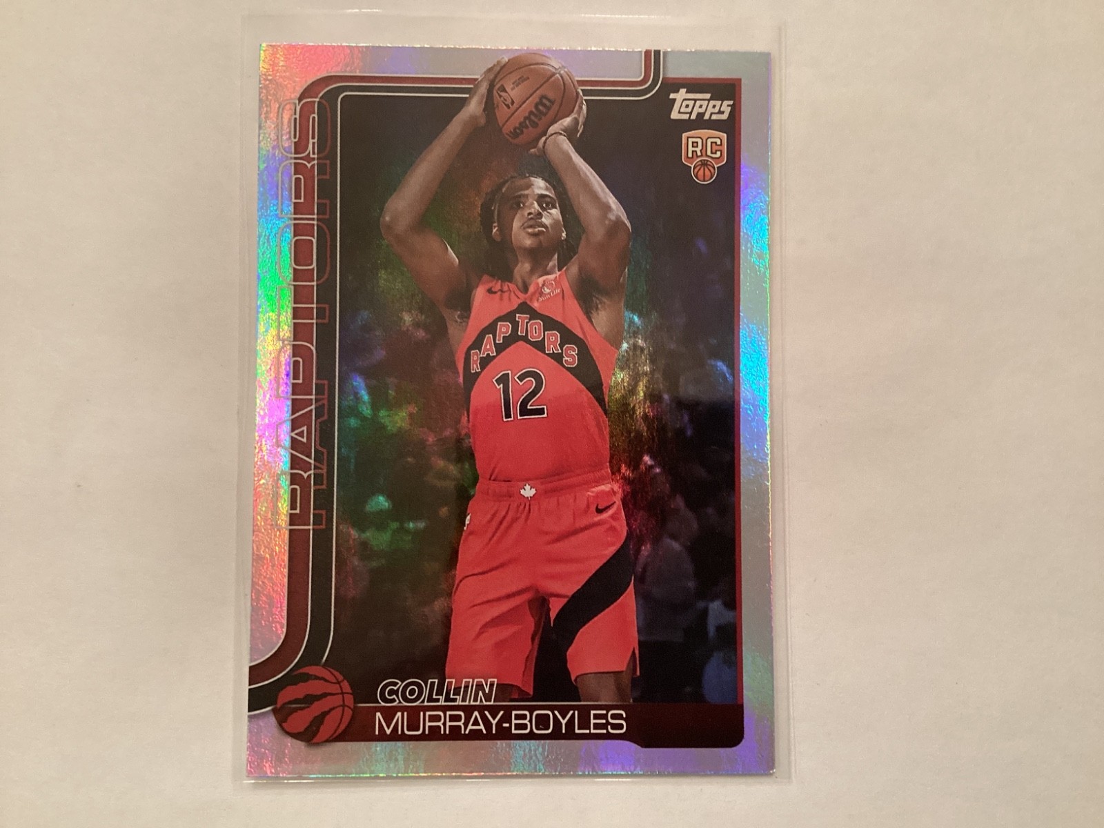 Collin Murray-Boyles 2025-26 Topps Flagship Rainbow Foil Rookie Card # 209