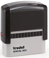Custom Self Inking Rubber Stamp Trodat 4912 4 Line Return Address