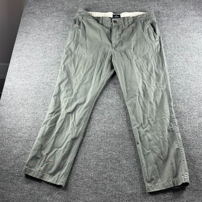 American Eagle Outfitters Pants Mens 40x31 Green Relaxed Straight Chino Casual